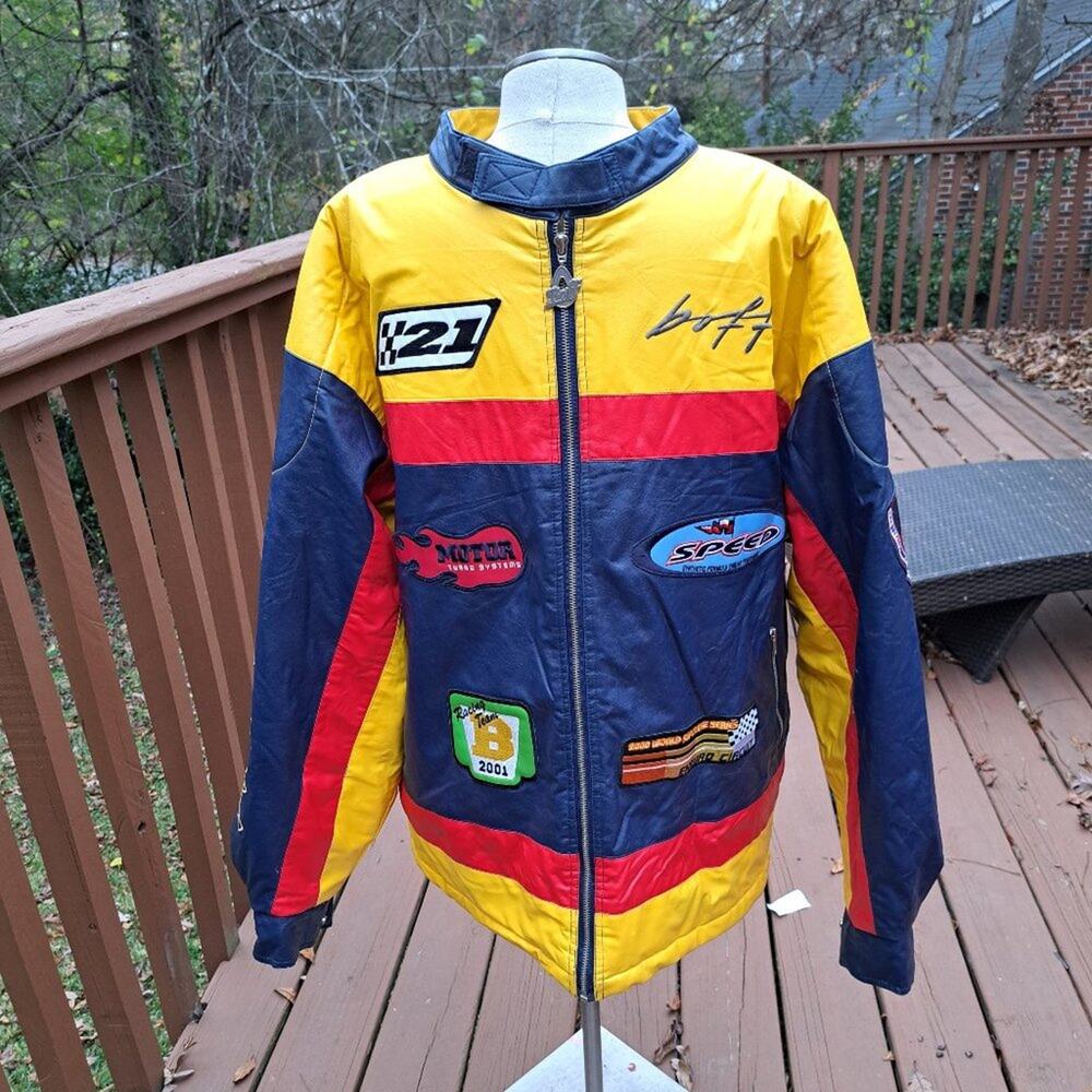 %Boff Racing Worldwide Motocross Assoc 2000 World Superbike Finals Jacket Men